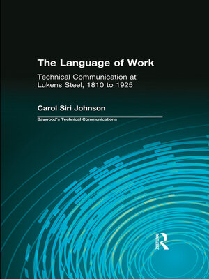 cover image of The Language of Work